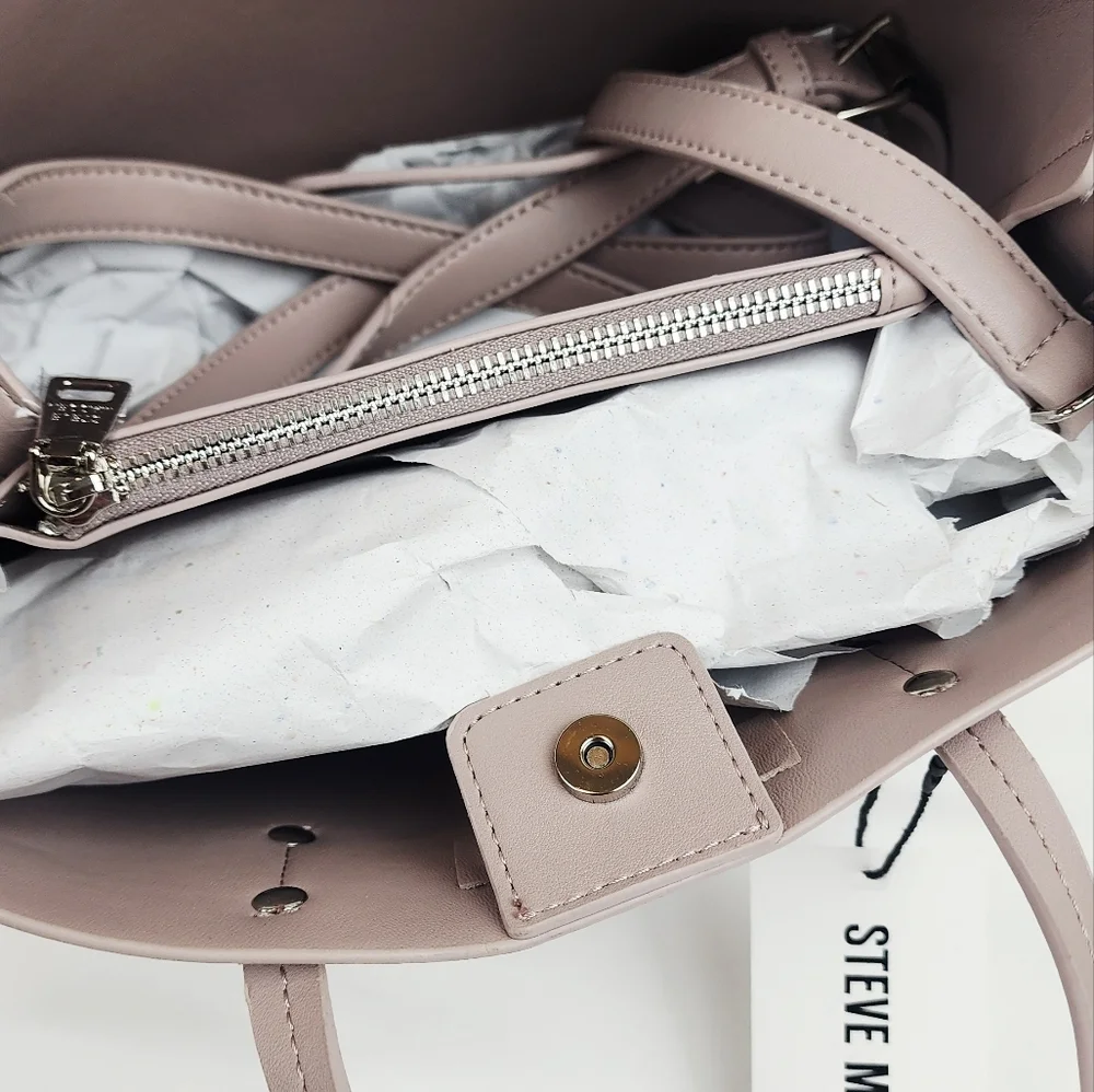 Steve Madden BValley Taupe Satchel Bag
